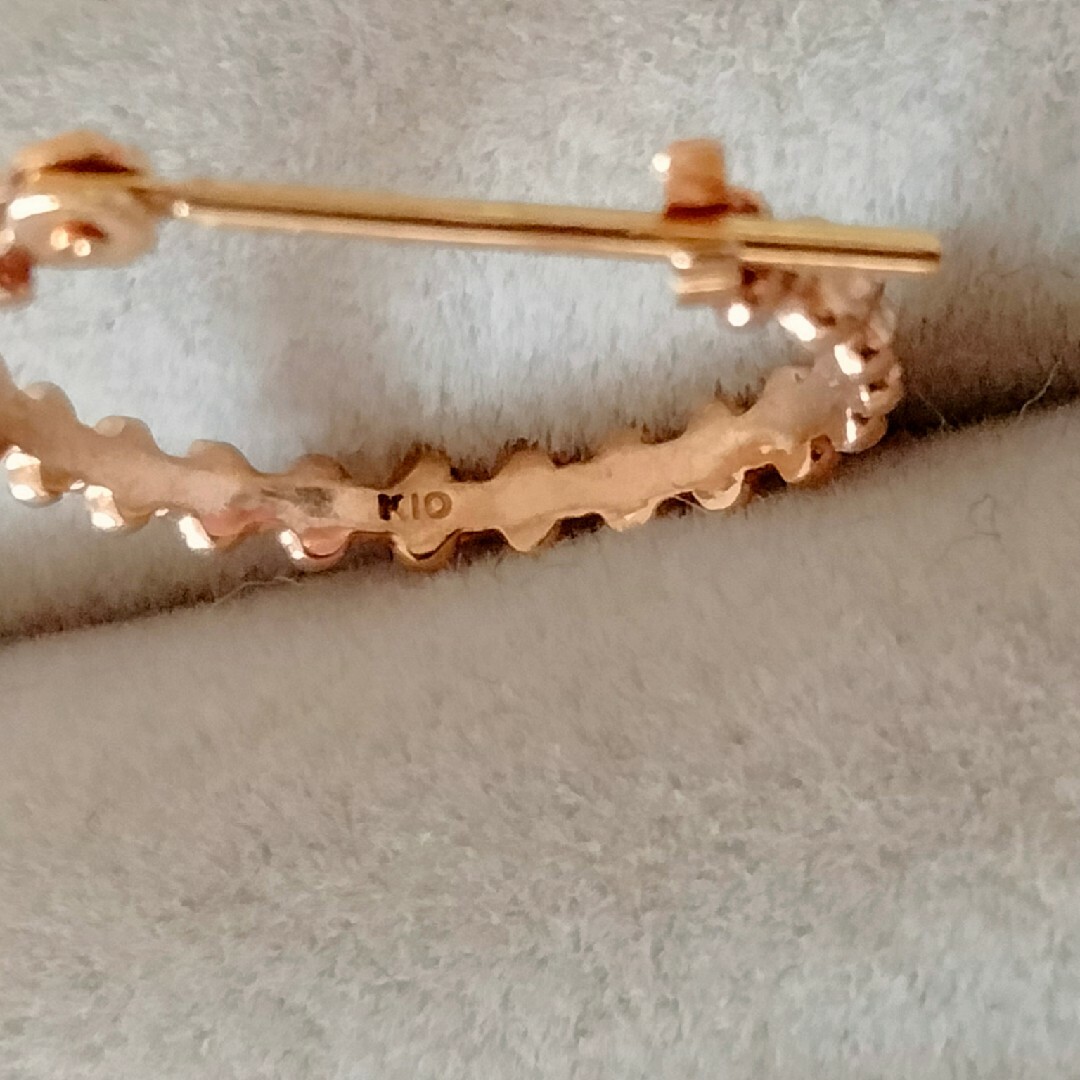 アガット バブル フープピアス