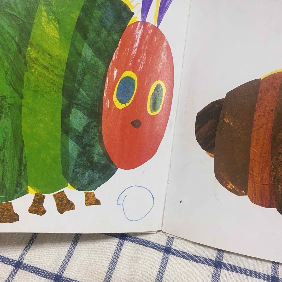 直筆サイン入】はらぺこあおむし☆エリック・カール 絵本の通販 by