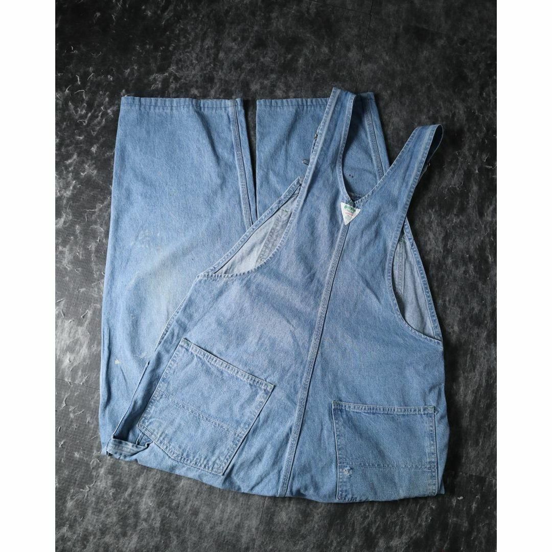 OshKosh - 80s OSHKOSH オシュコシュ ルーズ オーバーオール 青 42