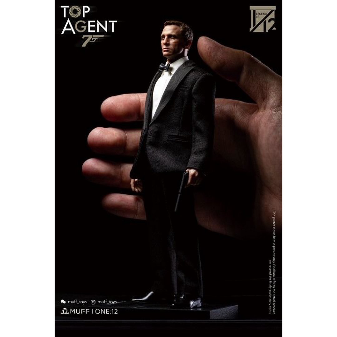 MUFF TOYS James Bond 007 1 12 Figure DX