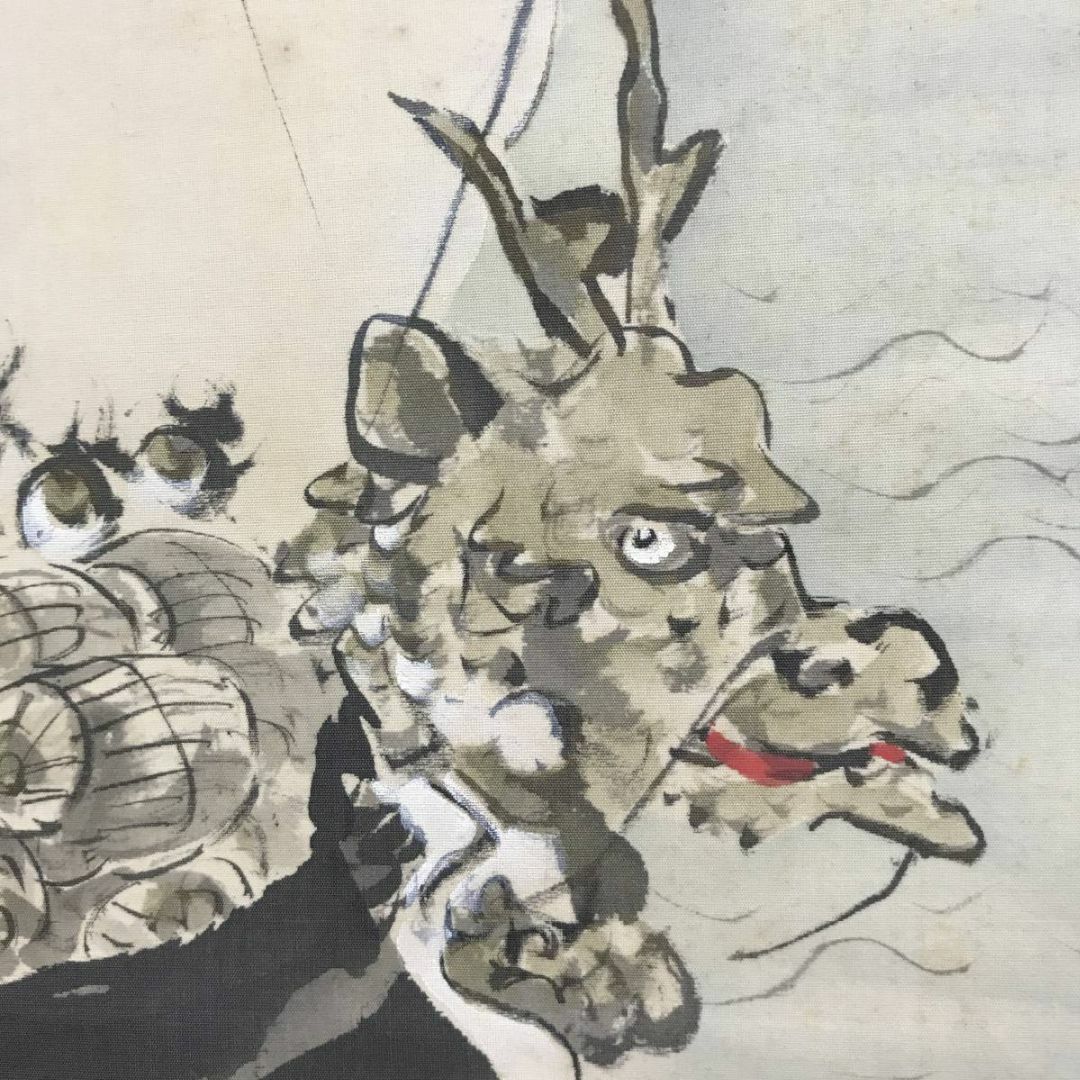 真作/高橋竹年/宝船画賛/宝船図/掛軸☆宝船☆AE-454の通販 by 掛軸