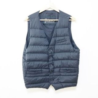Herno ネイビー ダウンベスト ダブルブレスト HERNO ヘルノ ダウン