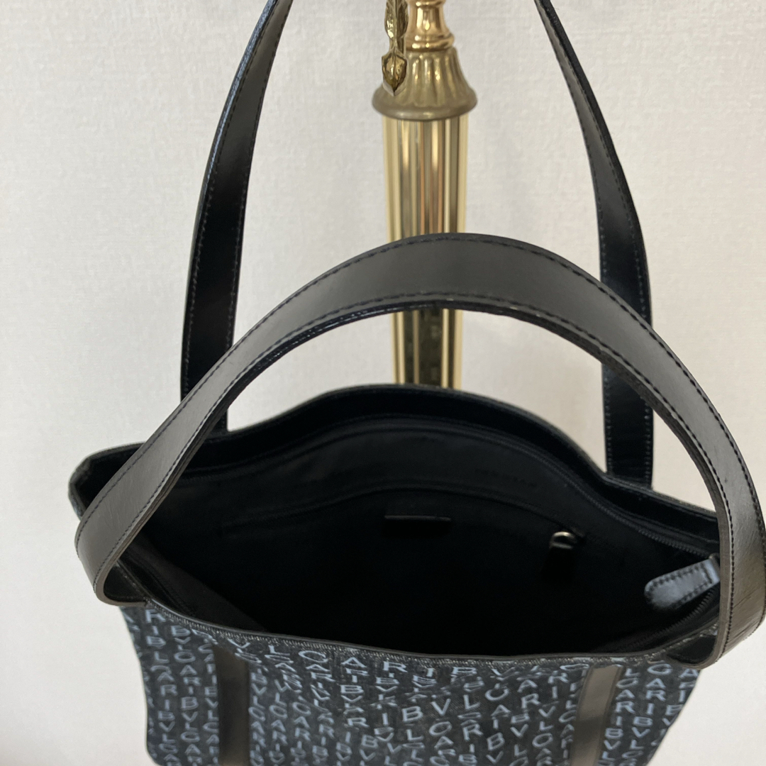 BVLGARI - ブルガリ 廃盤 ロゴマニア デニム トート ショルダー バッグ