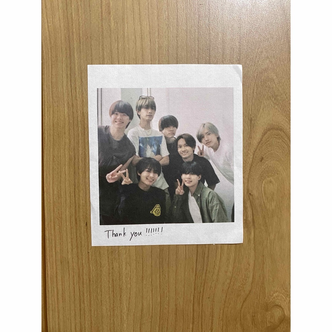 なにわ男子 - なにわ男子 落下物 写真 チェキの通販 by Ru-'s shop