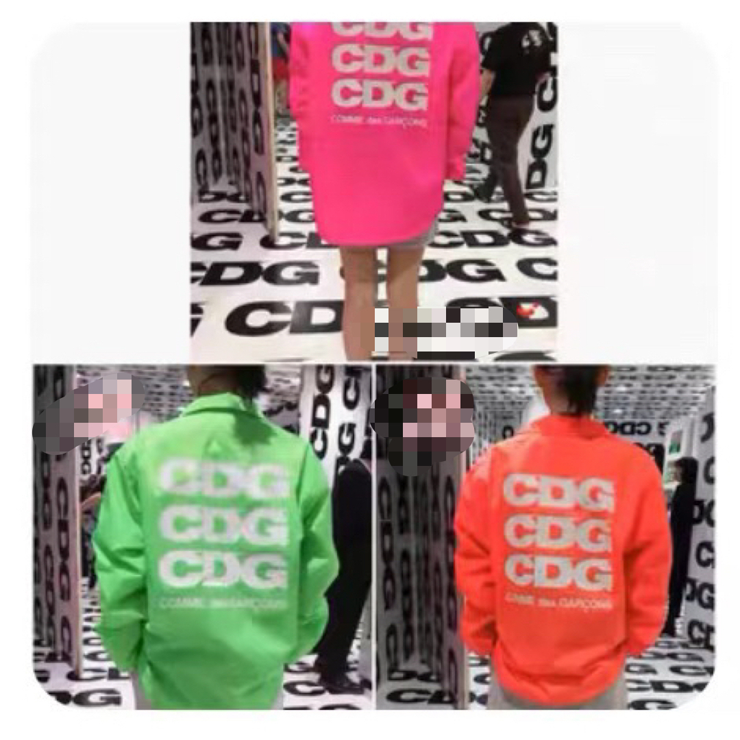 CDG（COMME des GARÇONS） - コムデギャルソンCDGコーチジャケット蛍光