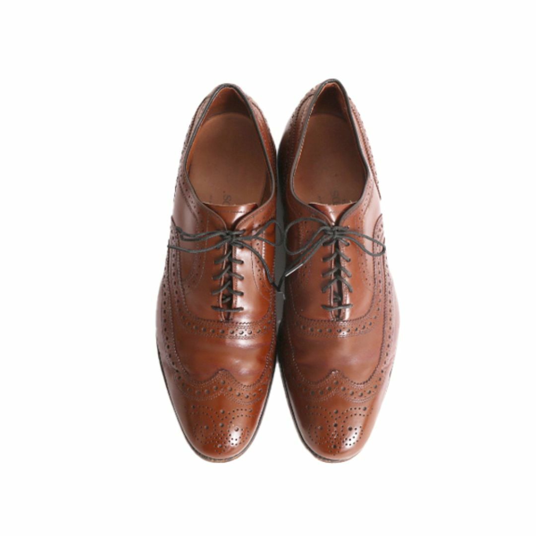 80s USA製 アレンエドモンズ ウイングチップ シューズ 10 28cm Allen