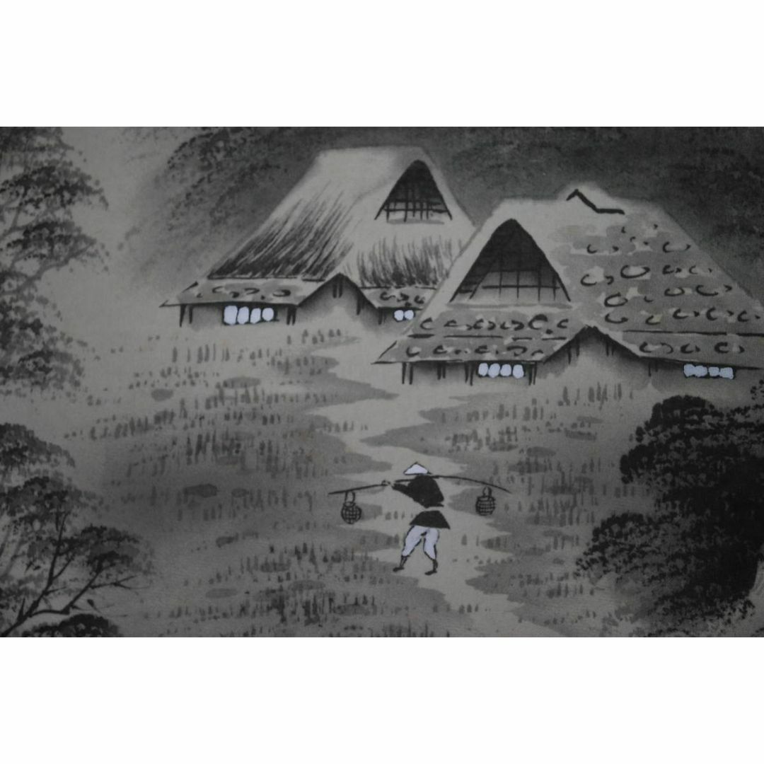 真作】渓崖/水墨山水図/掛軸☆宝船☆U-3の通販 by 掛軸✩宝船✩'s shop