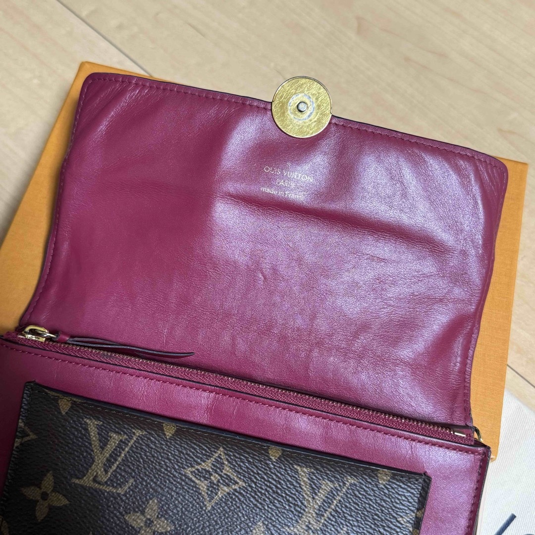 LOUIS VUITTON - ルイヴィトン チェーンウォレット モノグラム