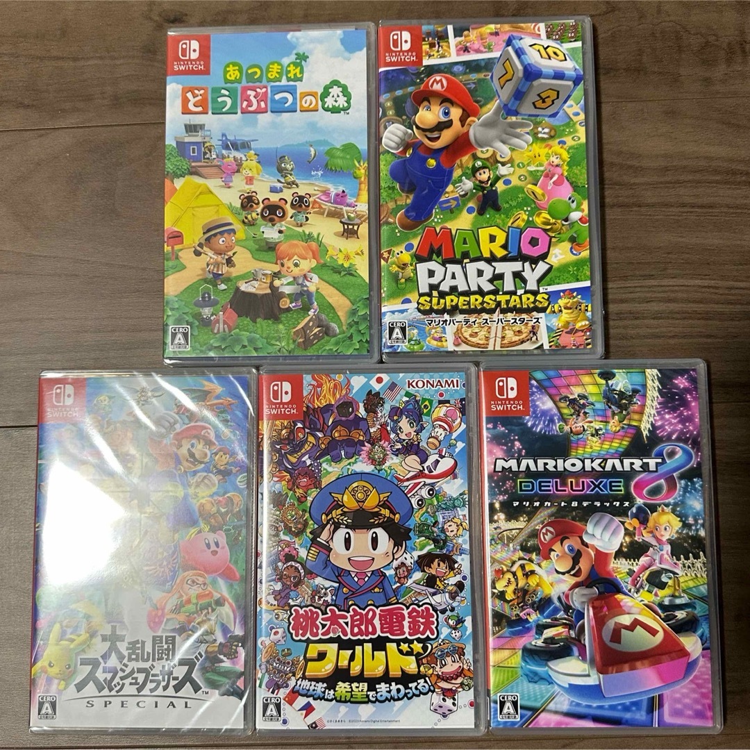 Nintendo Switch ソフト5本 新品未開封の通販 by ただっち's shop｜ラクマ