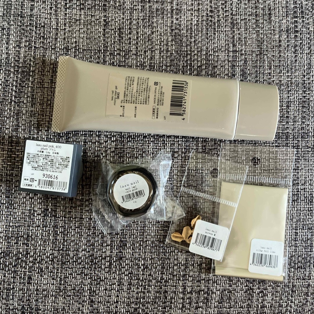 laaunail ミキシングクリアジェル 箔 ホイル パーツ カラージェル