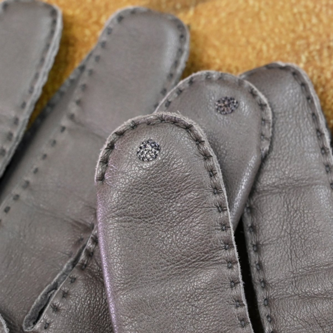 HERMES - 本物 新品同 エルメス 最高級ラムスキン シルバークルード