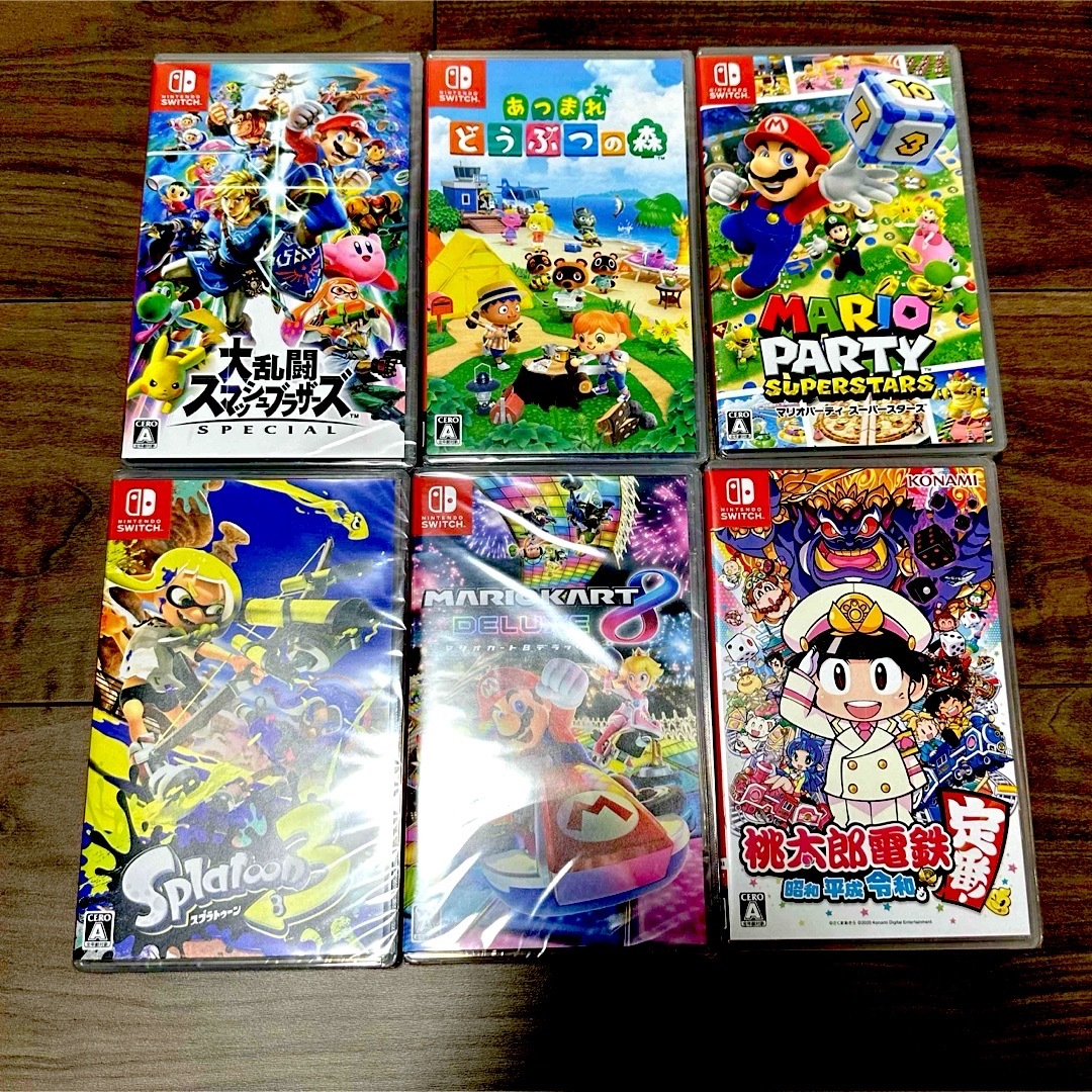 Nintendo Switch ソフト6本 新品未開封の通販 by ただっち's shop｜ラクマ