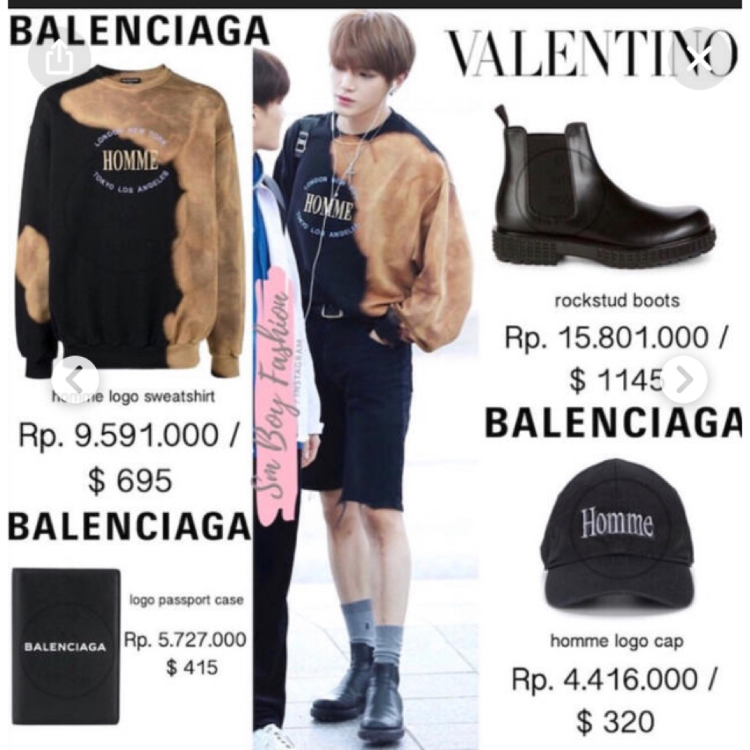 BALENCIAGA - 【登坂着】バレンシアガ ブリーチ スウェットの通販 by