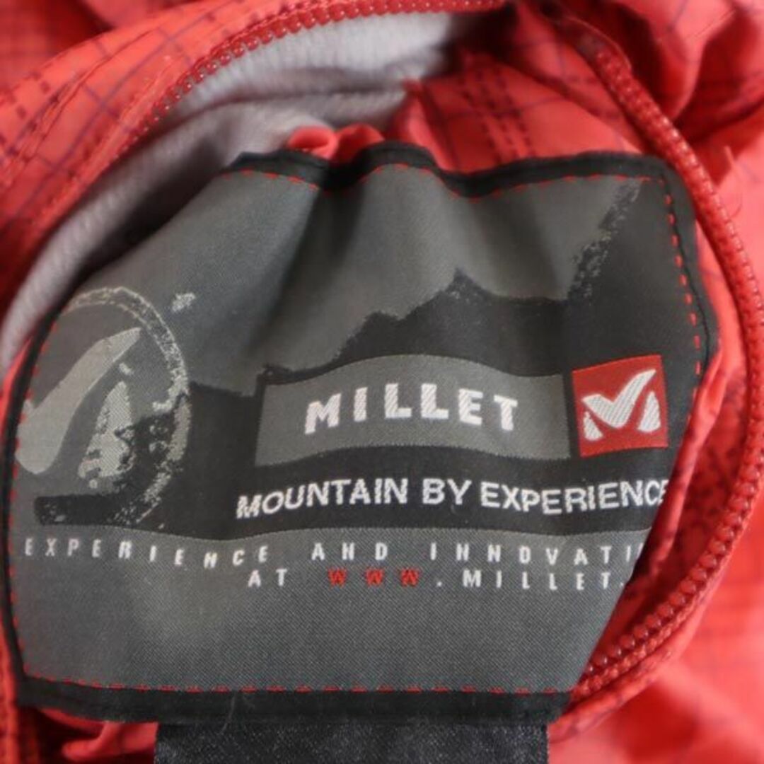 MILLET - ミレー リバーシブル ダウンジャケット S グレー×レッド