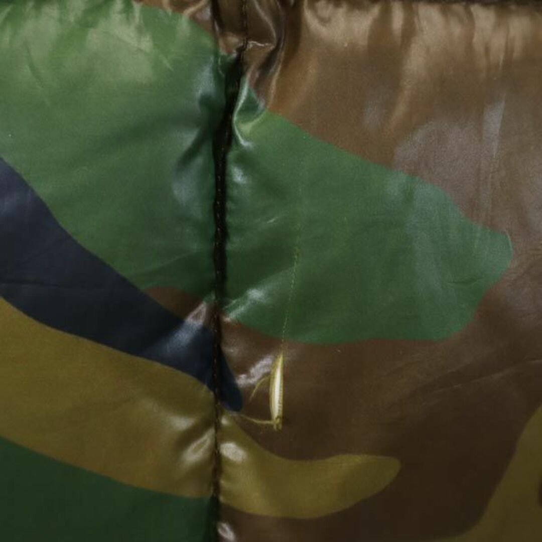 STUSSY - ステューシー 迷彩柄 ダウンジャケット M カーキ系 STUSSY