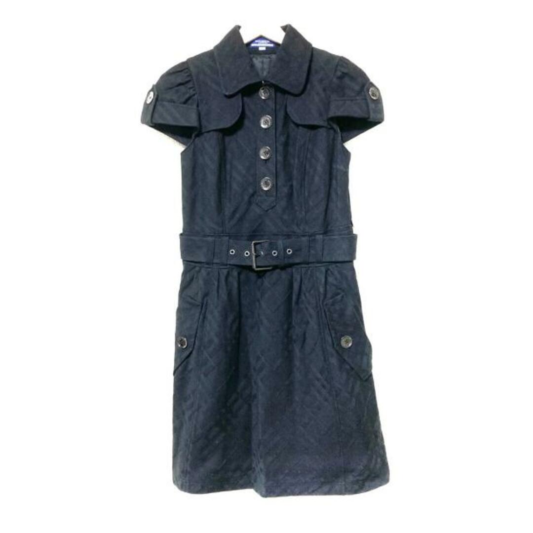 38=M】BURBERRYﾌﾞﾙｰﾚｰﾍﾞﾙ ワンピース
