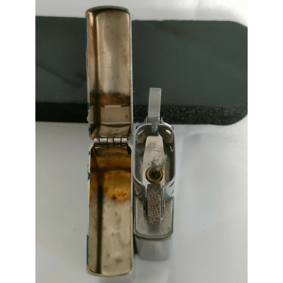 ZIPPO - 旧ボトム刻印アーマーケース Armor Zippo 数字柄I 04 2004年の