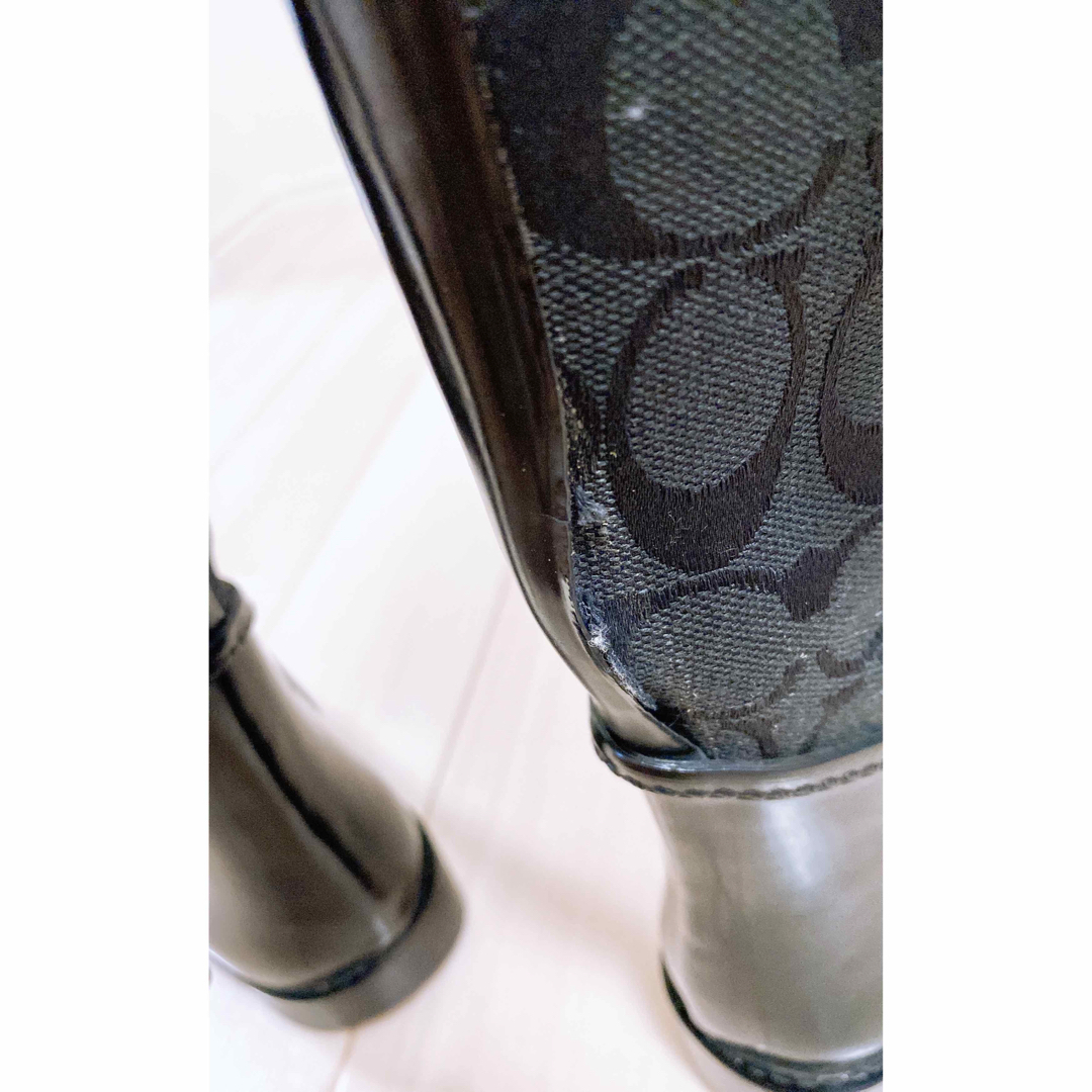 COACH - COACH コーチ バックリボン レインブーツ 長靴の通販 by まみ