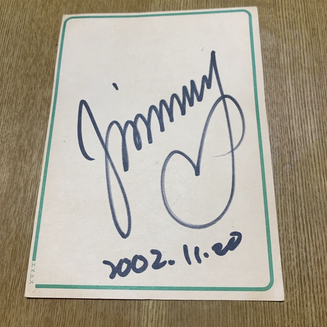 ジミー大西 直筆サイン本物の通販 by 91Caddy｜ラクマ