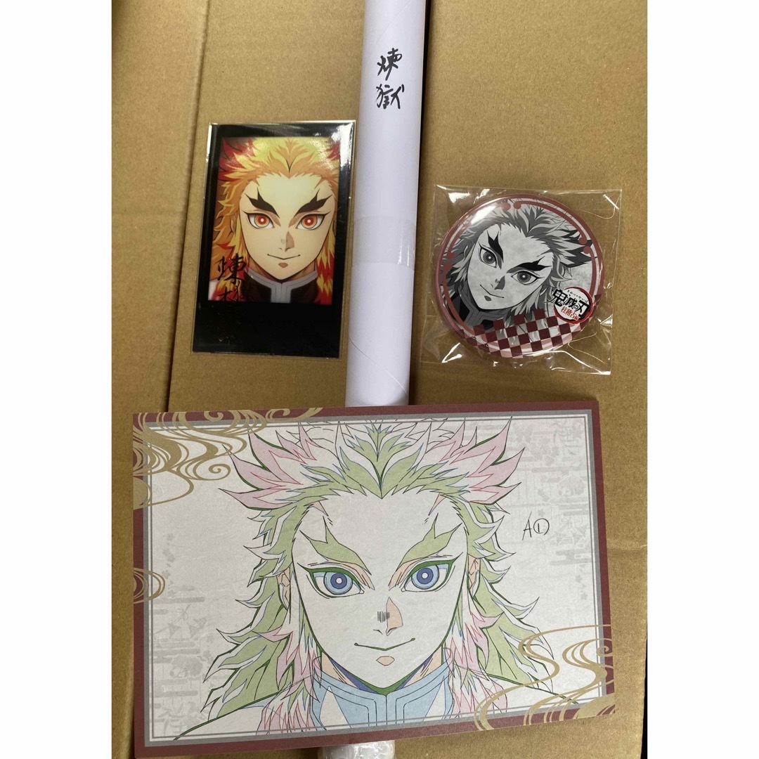 鬼滅の刃 Wチャンス 我妻善逸 B2原画ポスター 鬼滅の刃dining 原画