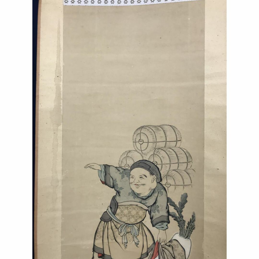 複製/葛飾北斎/大黒様図/正月掛軸/工芸品/掛軸☆宝船☆AH-881の通販 by