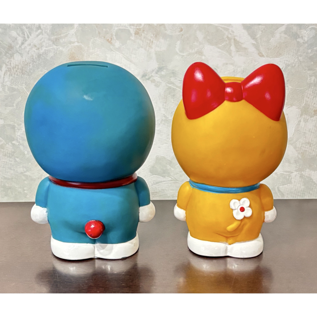 ドラえもん - ドラえもん&ドラミちゃん 貯金箱 2個セット 送料無料の