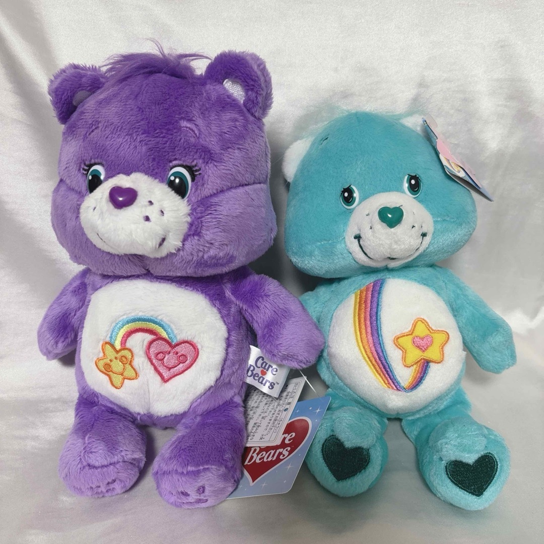 CareBears - タグ付き ケアベア ぬいぐるみ 2個セット＊匿名配送の通販
