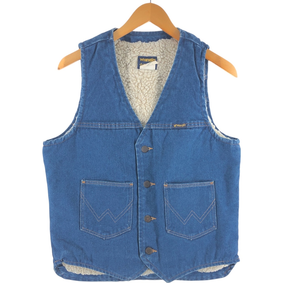 Wrangler - 古着 70年代~ ラングラー Wrangler デニムボアベスト USA製