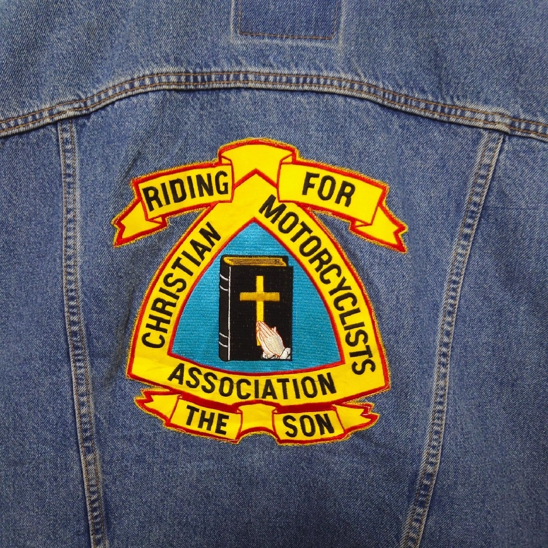 Levi's - 【LEVI'S】USA製 ワッペン刺繍 デニムベスト A-3125の通販 by