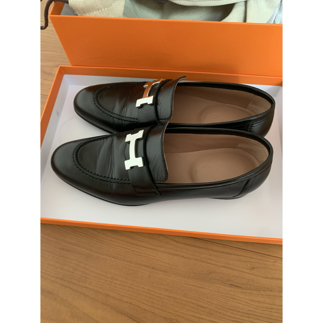 HERMES - エルメス モカシンパリ 36.5の通販 by えん's shop｜エルメス