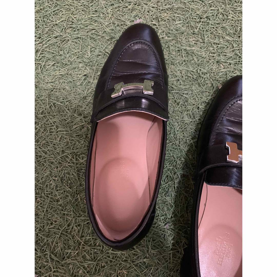 HERMES - エルメス モカシンパリ 36.5の通販 by えん's shop｜エルメス