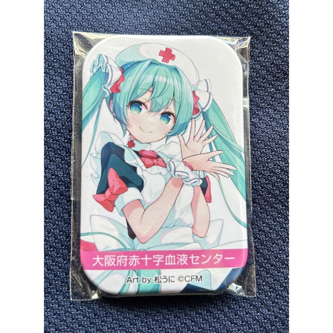 大阪府限定 初音ミク 献血缶バッジ 新品初音ミク 大阪 献血 缶バッジ