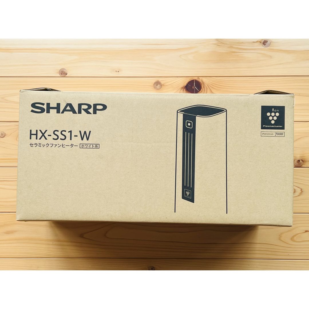 SHARP - SHARP セラミックファンヒーター HX-SS1 箱ありの通販 by