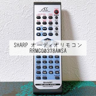 SHARP - ☆最終値下げ☆ SHARP ミニコンポSD-CX9用リモコンの通販 by