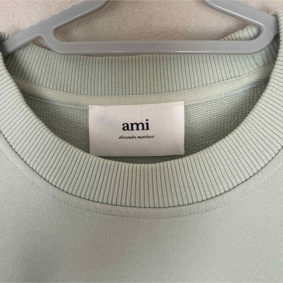 ami - 美品 amiparis アミパリ ミントグリーン スウェット XXSの通販