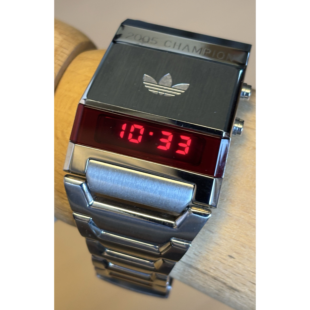 adidas - adidas/時計/60's/トレフォイル/LED/ビンテージ/箱付/美品