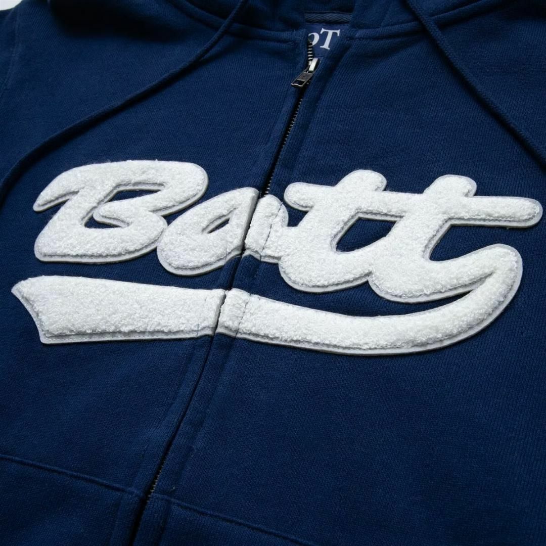 BoTT SCRIPT LOGO ZIP HOODIE パーカー ネイビーXXLの通販 by CADENCE