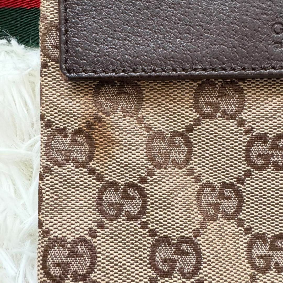 GUCCI - 【グッチ】ボディバッグ キャンバス シェリーライン GG柄
