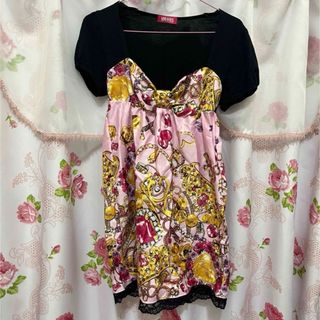 MARS 平成ギャル ジュエル柄 キャミソール MARS 平成ギャル ジュエル柄