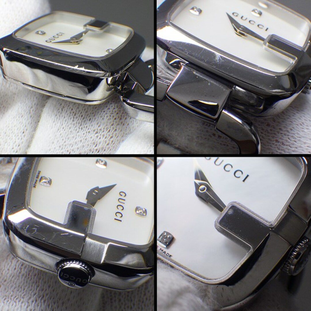 GUCCI - グッチ GUCCI 腕時計 Gコレクション 125.5 3ポイント ダイヤ