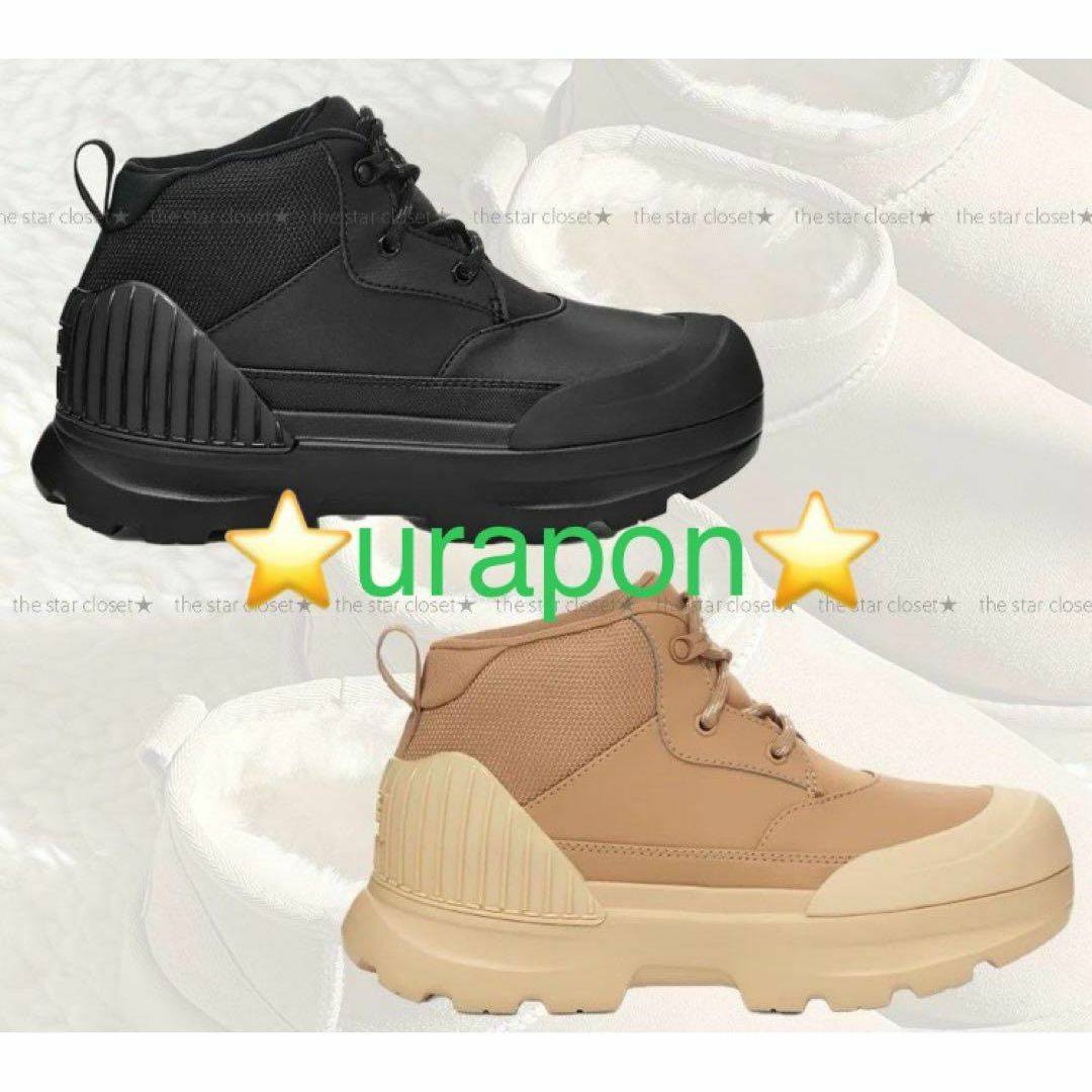 UGG 防水ボア付きハイカットブーツ UGG ハイカットスニーカー ブーツ
