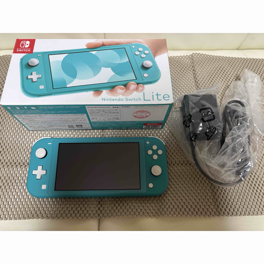 し*り様 Nintendo Switch light ターコイズ本体のみ Nintendo Switch