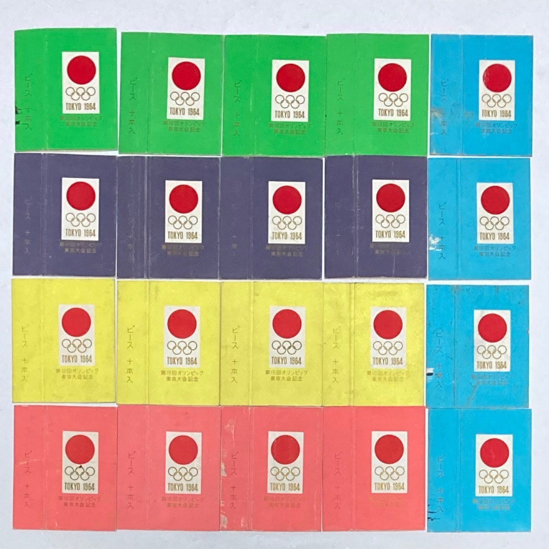 ART VINTAGE - 1964年 東京オリンピック記念 たばこ ピース 空箱 PEACE