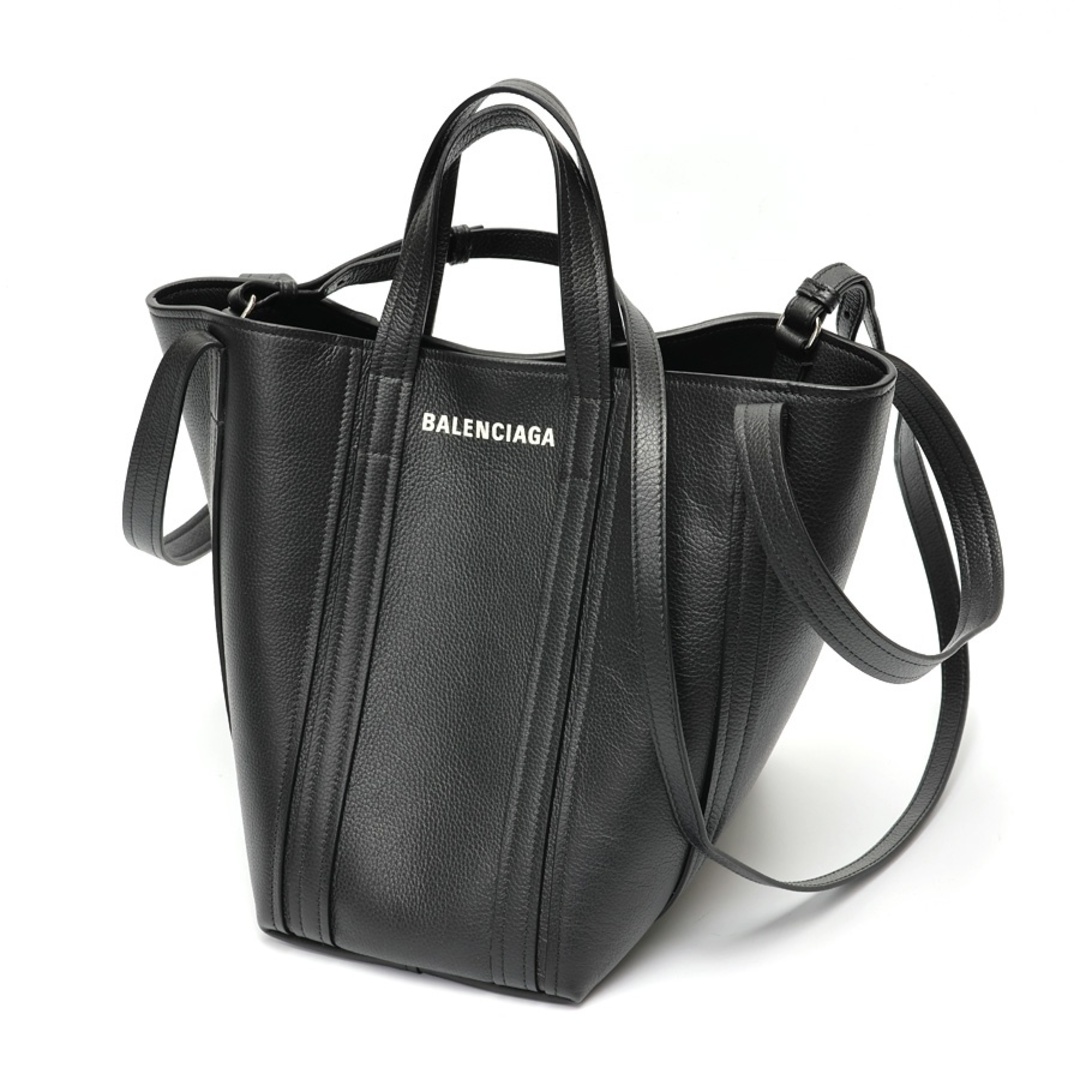 バレンシアガ TOOL2.0 ノースサウス ショルダー レザー ブラック