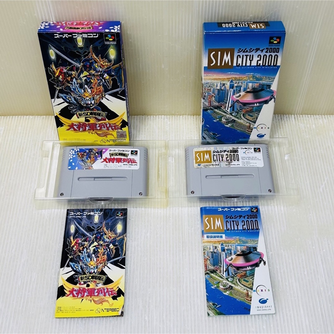 セット売り】SFC スーパーファミコン ソフト 箱付き 10本 まとめ売りの