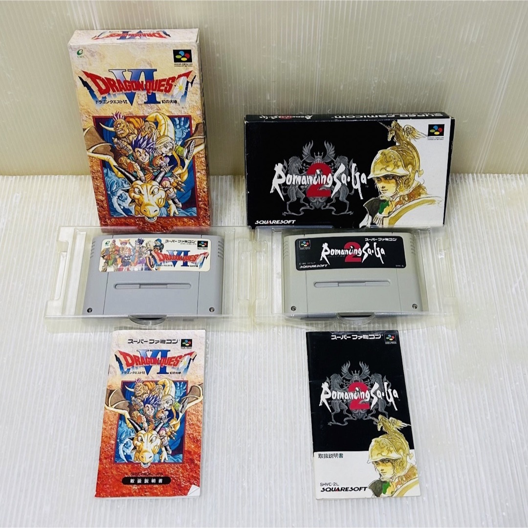 セット売り】SFC スーパーファミコン ソフト 箱付き 10本 まとめ売りの