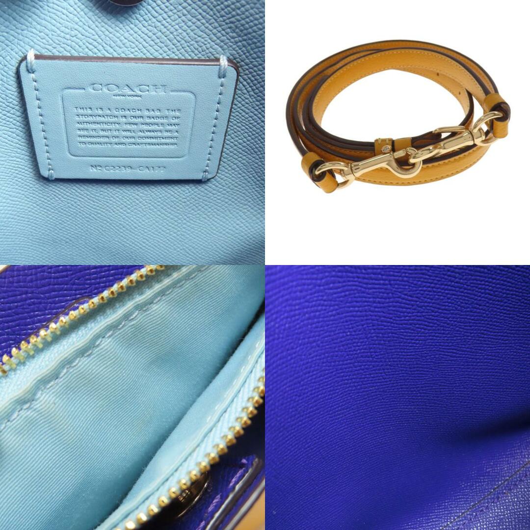 未使用級 希少カラー コーチ モリー バケット 2way レザー スモール