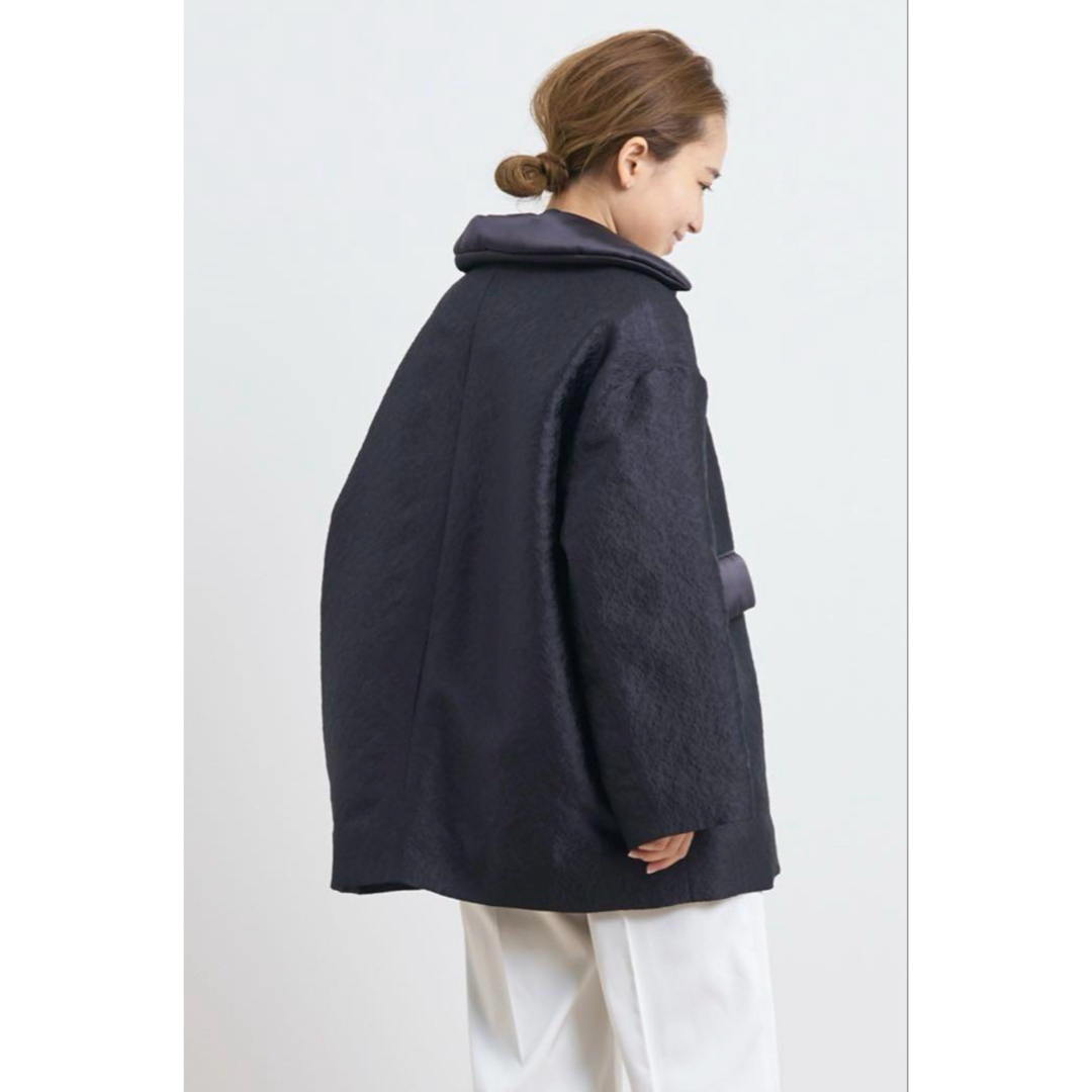 shirocon mimosaコート ネイビー 38 yori shirocon mimosaミモザ