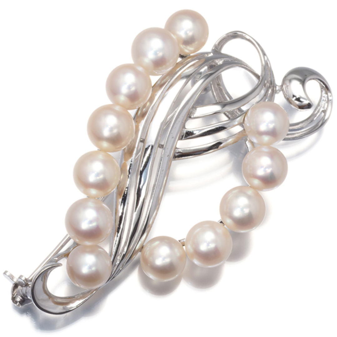 MIKIMOTO - ミキモト ブローチ パール 真珠 5.7-6.2mm シルバー の通販
