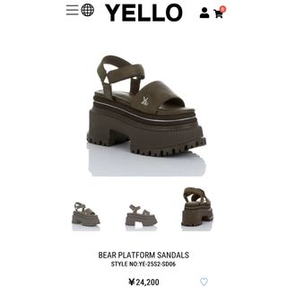 Yellow boots - YELLO 星あや クリアショッパー クリアバッグの通販 by